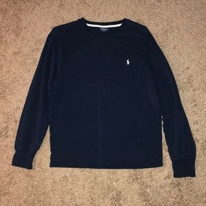 Men’s Navy Polo Ralph Lauren Long-sleeve